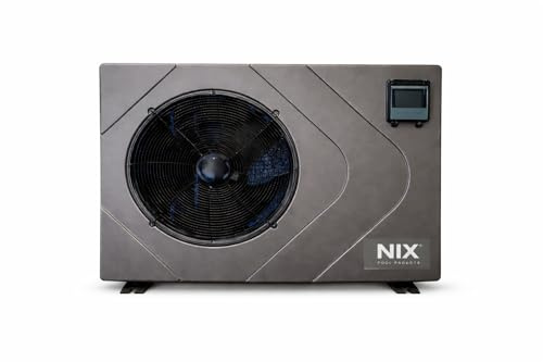 Nixpool Bomba de Calor Full Inverter WiFi para Piscina, 9 kW, para Piscinas 40-60 m³, 220-240V 50-60 Hz, 827 x 370 x 655 mm