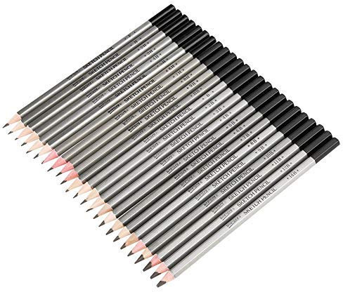 Sheens Zeichenstifte, 24 Stück, hochwertige Graphitstifte 14B 12B 10B 9B 8b 7b 6b 5b 4b 3b 2b B HB F H-9H