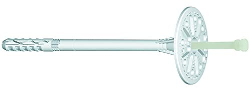 Taco universal de fijación de aislamiento LTX Ø 10 x 140 mm para apretar al martillo con un clavo de nailon con zona de expansión corta Tacos golpear plástico Paquete de 200