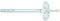 LTX Universal Insulation Fixing Plug 10 x 140 mm Hammered with Nylon Short Expansion Zone Nail - Plastic Strike Dowels - Pack of 200