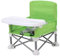 AUTUUCKEE Silla de asiento de refuerzo de viaje para mesa plegable portátil desmontable con bandeja (verde)