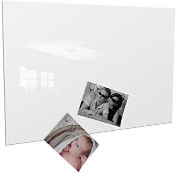Magnettafel Magnetwand (verschiedene Größen und Farben) inklusive 10 Magnete - Made in Germany (50 x 80 cm, weiß)