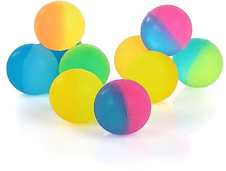 CEJAMA® Flummis Springball Neon Frost 25 mm - 10er Pack