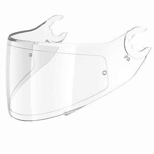 Everalo Visera Casco Compatible con Shark Spartan - Spartan 1.2 - Skwal - Skawal 2 - D Skawal - Pantalla vz160 vz165 Compatible - Pinlock Ready (Transparente)
