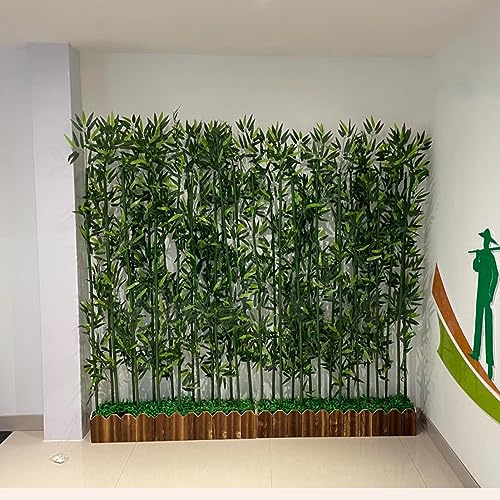 LYDZT Planta de bambú Artificial 26 20 18 16 14 12 10 Poste Árbol de bambú Artificial para Exteriores, decoración Independiente, paisajismo, Planta de simulación Falsa para Oficina en casa, Patio,