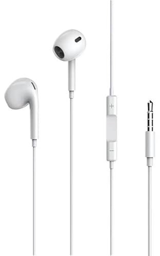 iKF Auricolari Z1 con cavo, jack da 3,5 mm, suono Hi-Fi con microfono, cuffie con isolamento acustico e cuffie intrauricolari leggere compatibili con MP3, iPhone, iPad, Android