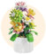 Bouquet de Fleur Plantes Construction, 1059 Pcs Plantes succulentes, Set de briques de fleurs, Set de Fleurs Artificielles à Construire, Fête des mères, anniversaire, cadeau de Saint-Valentin