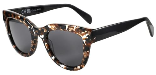 ZENOTTIC Gafas de Sol Polarizadas para Mujer : Ojo de Gato Moda Dama - Estilo Retro Clásico Protección UV400