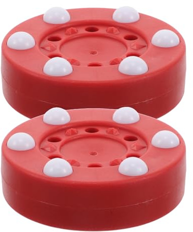 GALPADA 2 Pezzi Puck Hockey Inline Professionale per Allenamento su Pavimento e Esterni Resistente e Leggero per Pattinaggio e Hockey da Strada Accessorio Sportivo per Pratica e Controllo