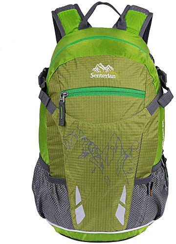 EGOGO 20L Leichtes Wandern Rucksack Fahrrad Rucksack Daypack Rucksack mit Regen Abdeckung S2321 (Grün)