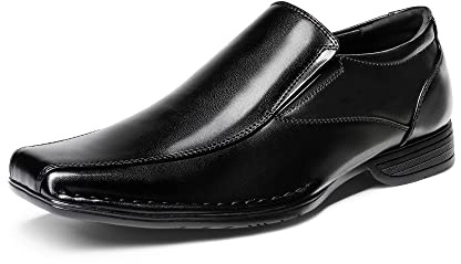 Bruno Marc herr business mokassins halvskor loafer skor tofflor, - 1 svart - 42.5 EU
