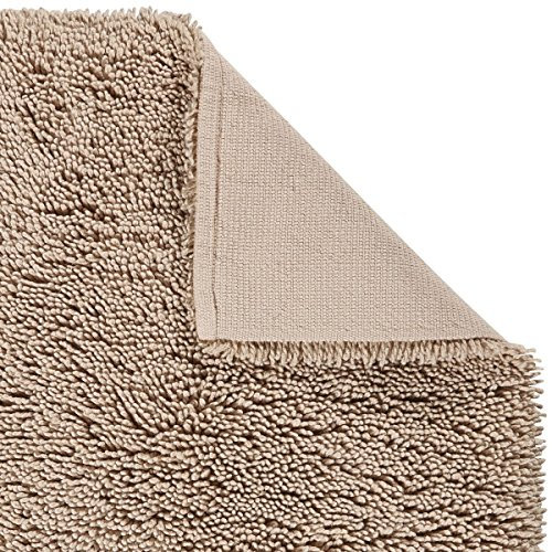 Aquanova Badteppich Mezzo Honig 60x60, 60x100 o. 70x120, Größe:60x100