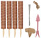Rankhilfe Pflanzen,4Pcs Moosstab Pflanzstab,Kletterhilfe Für Zimmerpflanzen,Monstera Rankhilfe,Pflanzstab Kokos,Pflanzen Stütze Für Rankhilfe Zimmerpflanzen Haus Garten（40CM）