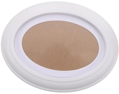 GRIRIW Einzigartige Bilderrahmen Oval Unfinished Rahmen 7 Zoll Hängen