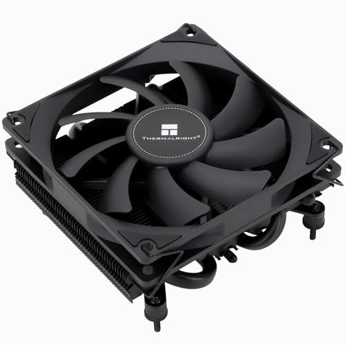 TR AXP90-X36 BLACK Low Profile enfriador de aire para CPU, altura 36mm, ventilador PWM TL-9015B Slim, tecnología AGHP, para AMD AM4, Intel 1150/1151/1155/1156/1200(AXP90 X36 BLACK)