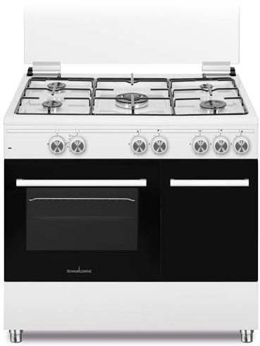 CUCINA 90x60 BIANCA PORTAB. GAS+GRILL ELET. 5 F. A SLORENZ