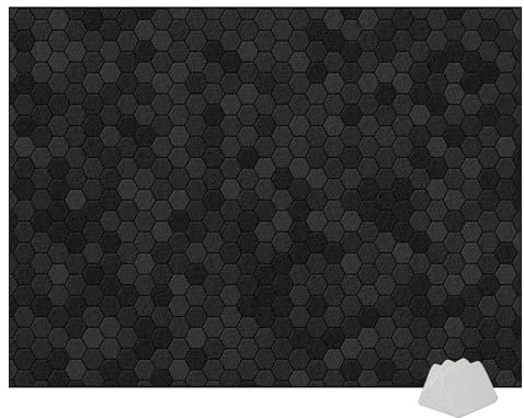 Tkuhknag Drum Rug, Soundproof Drum Blanket, Drum Mat, Electrical Drum Carpet Soundproof Rug Pads Drum Accessories for Electric Drums Jazz Drum Set for Drummers, Piano Soundproofing Carpet 110 x 80 cm