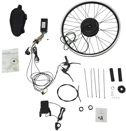Queeucaer 24 tum 36 V 500 W e-cykel framhjul konverteringssats LCD-motor konverteringssats (utom batteri)