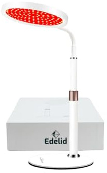 Edelid Lampara luz roja Red light therapy: Mejora la piel, descanso reparador, cura lesiones y más vitalidad - Promueve la producción natural de magnesio, colageno, melatonina, vitamina D y hierro