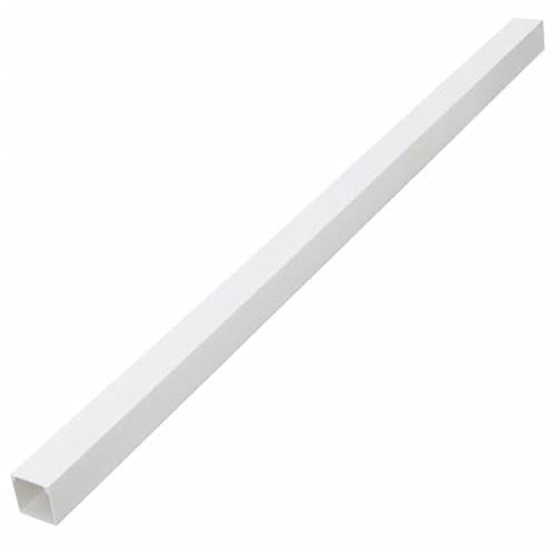 PVC-installationsrör 40 x 25 mm 10 m – högkvalitativa nätverkslagringssystem lösning för elinstallationer – hållbar och lätt att installera