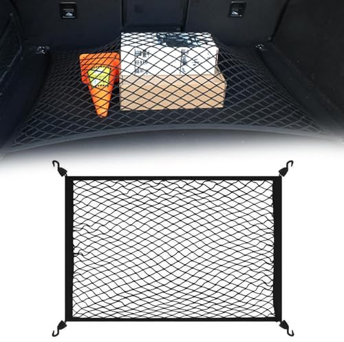 Filet de Coffre de Voiture, pour Audi A1 A3 RS3 A4 B8 B9 A4L A8L A5 A6 A7 A8 RS7 A8 Q3 Q5 Q7 réglable Filet de Rangement de Coffre Fixe Extensible Elastique Filet à Bagages Auto