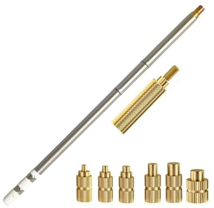 Hipzeepo Puntas para Soldador T12, Inserto Térmico, Punta para Soldar Tuercas Termofusibles, Kit de Inserción M2-M6, Adaptadores de Penetración.