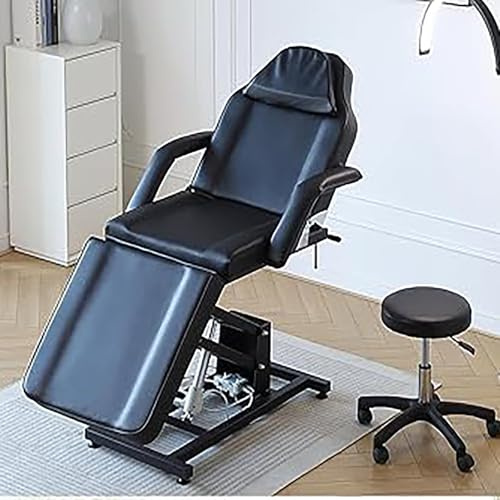 Mesa de masaje eléctrica, altura ajustable, control remoto, pierna y ángulo de espalda ajustables para uso en spa y terapia