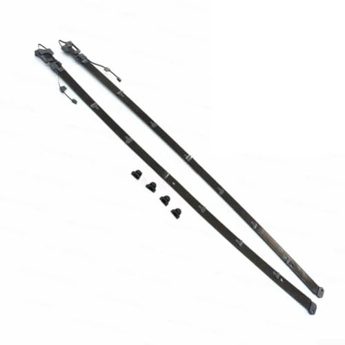 Kit de reparación panorámico de riel deslizante de vidrio para techo corredizo, OEM A2057800175, para Mercedes-Benz Clase C W205 2014-2021, ABS, juego de rieles izquierdo y derecho de 57 cm