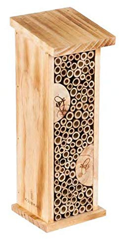 Bird House Bee Hive Wooden Insects House Hanging Bamboo Insect Hotels for Outdoor Garden Decorative