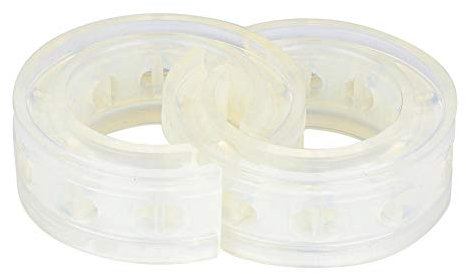 Auto Gummi Stoßdämpfer, 2 Stücke Auto Stoßdämpfer Puffer Pufferfeder Stoßfänger Kissen Transparent TPU Typ A-E (D)