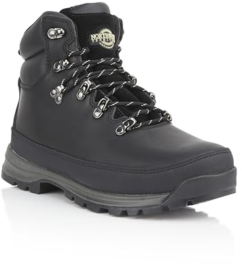Northwest Territory Men's Waterproof Hiking/Walking/Trekking Boots (Pelly Black, 12 UK, numeric_12)