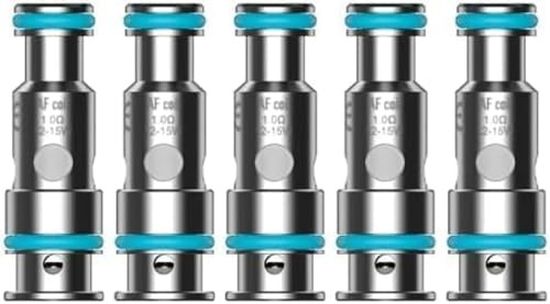 Aspire AF Tête d'evaporation, Accessoires pour e-cigarette, paquet de 5, AF 1,0 Ohm, sans nicotine