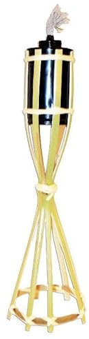 Torche en bambou en canne de bambou hauteur 35 cm table sl-04