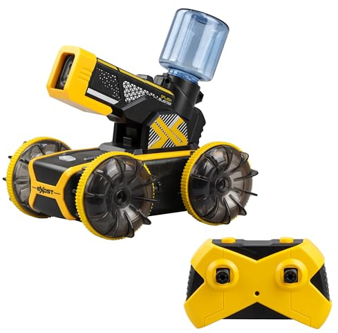 Silverlit Exost Hydro Blast - Coche con Control radiocontrolado por Radio y función de Pistola de Agua, Rueda en Tierra y Agua, batería Recargable a Partir de 5 años