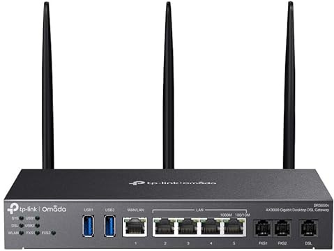 Tp-Link DR3220V-4G Omada 4G+ Cat6 Gigabit Rackmount Dsl Gateway 4G+ Cat6 Up To 3