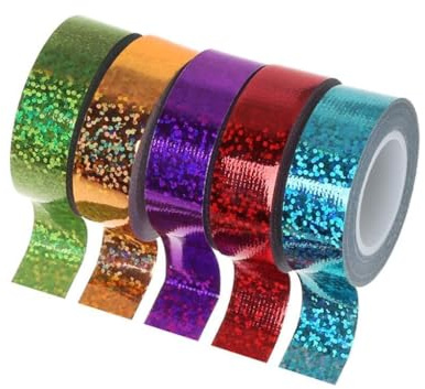 Scrapbooking Tools Hoops Stick Masking Tape Rhythmic Gymnastics Decoration RG Glitter Packaging Brown