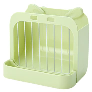 Heuverteiler – 9 Zoll Kleintier Heu Verteiler | ABS Metall Futterstation – Ständerkorb für Kaninchen Hamster Gleiter Gerbils organisiert frisches Heu reduziert Unordnung fördert gesunde Ernährung