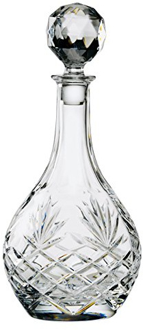 Dornberger - Sovereign Wine Decanter I 1150 ml I 24% Lead Crystal I Fully Cut Decanter and Stopper for Wine, Bourbon, Whiskey - Made in Europe
