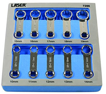 Laser 7286 Torque Adaptor Set 3/8D 10pc