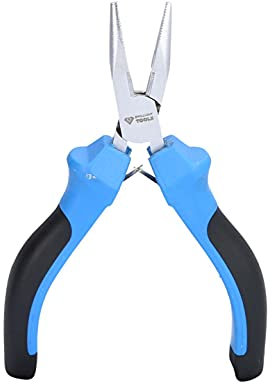 BRILLIANT TOOLS BT067603 Pince à bec demi-rond pour mécanique de précision [Powered by KS TOOLS]