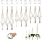 Yolistar Makramee Blumenampel Baumwollseil Hängeampel, Boho Deko Blumentopf Pflanzen Halter Aufhänger Pflanzenhalter für Innen Außen Decken Balkone Wanddekoration (9 Stück, 90cm/105cm/122cm)