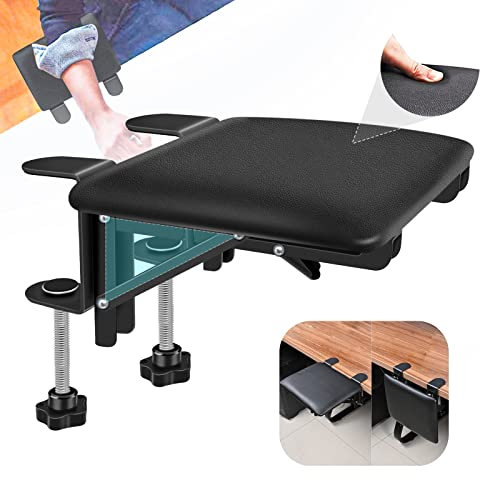 Giecy Armauflage schreibtisch Extender, Ergonomische faltbare Computertisch Armlehnenstütze Armlehne Handgelenkauflage für Zuhause und Büro