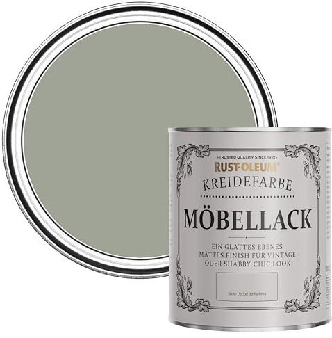 Rust-Oleum Light Green Upcycled Furniture Paint in Chalky Finish - Tea Leaf 750ml
