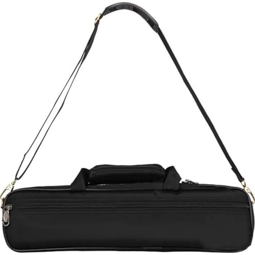 BBTISG Flötenkoffer Tasche, 16/17 Loch Flötenetui Tragetasche mit Verstellbarem Schultergurt und Weichem Futter Flöten Tragetasche für Querflöte