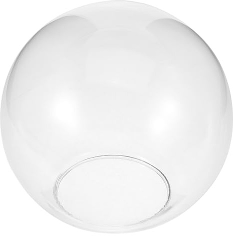 GANAZONO Paralume in Vetro di Ricambio a Forma di Sfera, Trasparente e Pratico, come Coprilampada Decorativo per Lampadari, Semplice e Affidabile