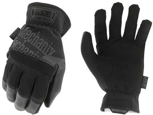 Mechanix Wear - FastFit Covert Touch Screen Handschuhe (Small, Schwarz)