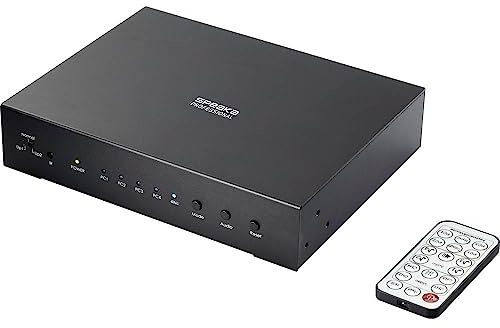 SpeaKa SP-KVM-340 Professioneller 4-Port KVM-Switch