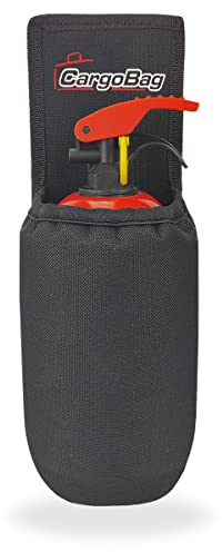 TrunkExpert Supporto per estintore per Auto Organizer Protezione antincendio Trasporto Sicuro Estintore Montaggio Facile Universale Altezza 29 cm Larghezza 10,5 cm Materiale Cordura