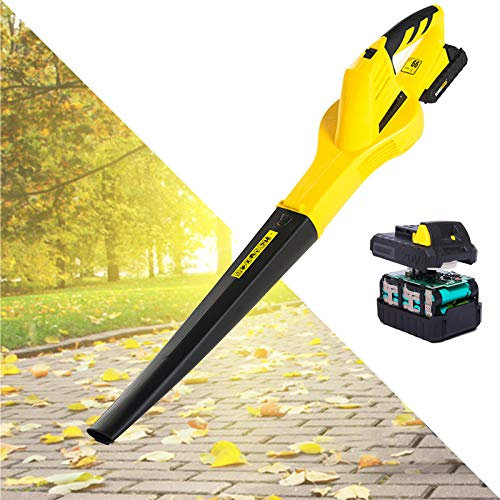 OZBME Aspiradora y soplador de Hojas inalámbricos, soplador de Hojas portátil, para el hogar, jardín, Garaje y Coche