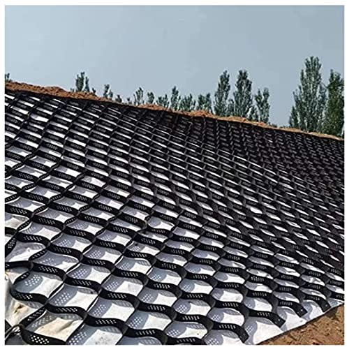 Rejilla estabilizadora de grava robusta para base de suelo y pendientes, soporte flexible y escalable, fácil de instalar y cortar, perfecta para paisajismo y calzadas